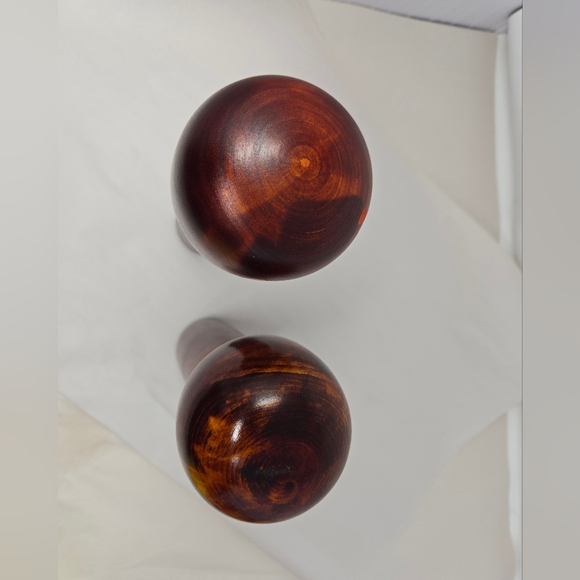 Kokeshi Doll Set Of 2 Masayoshi Yamagishi Vintage Handmade-Painted Award Win Art - Picture 5 of 12